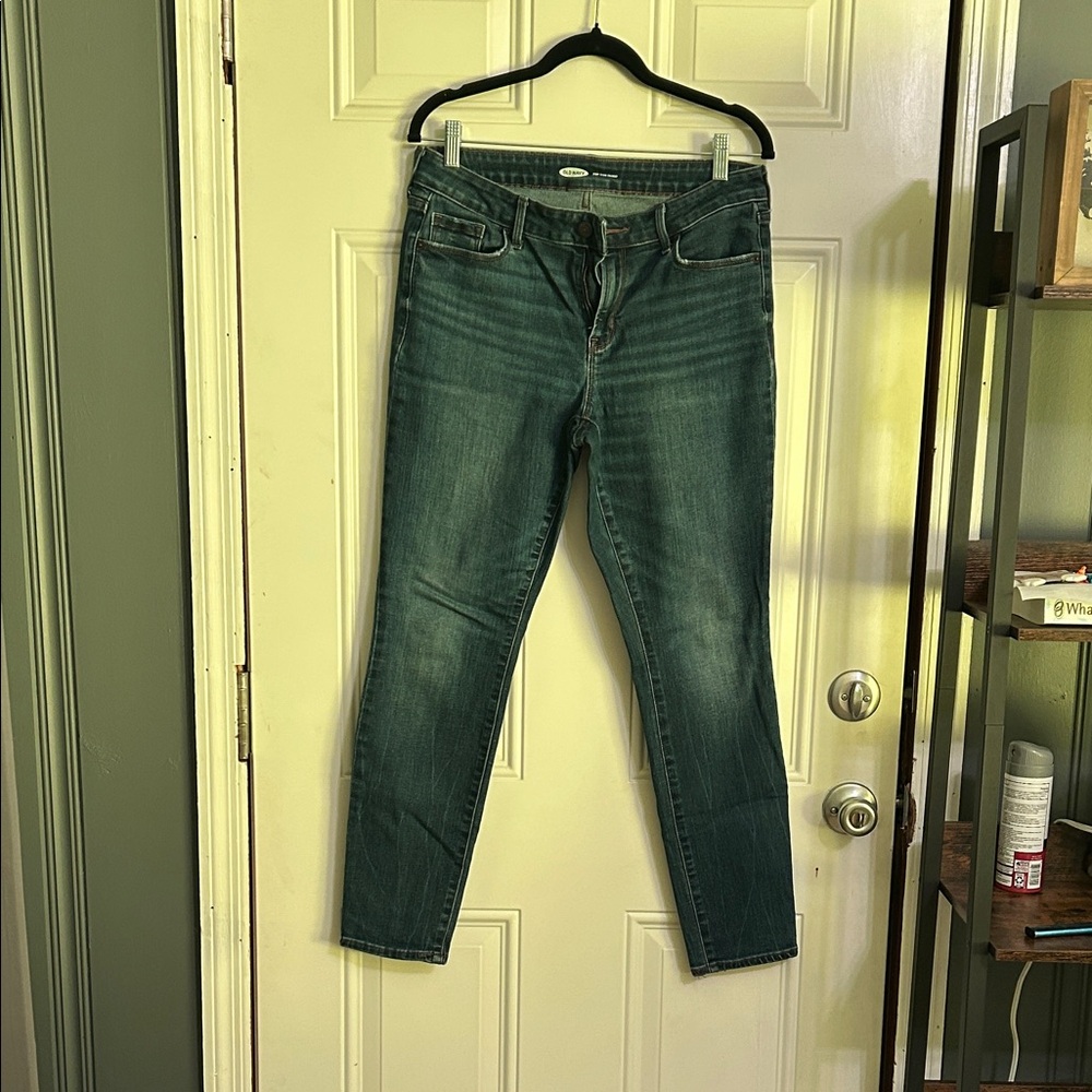 Old Navy Teal Skinny Jeans